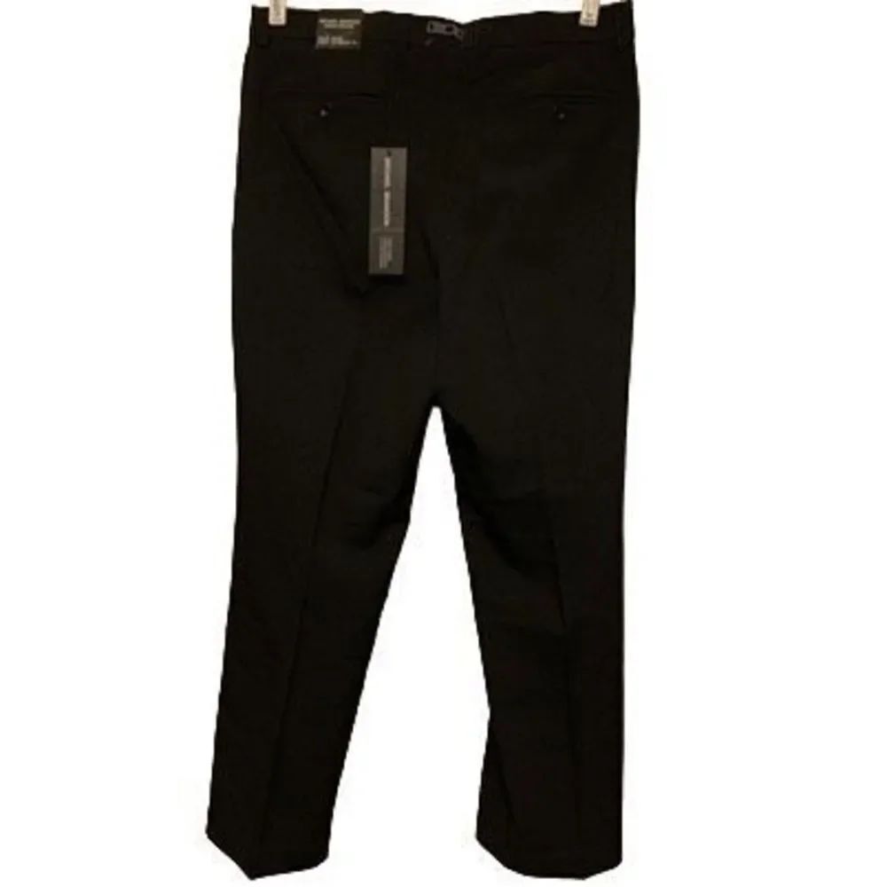 Michael Brandon Size 34x40 Black Pinstripe Dress Pants NWT